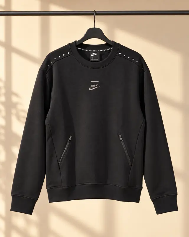 Nike Sportswear Tech Fleece Crew Sweatshirt أسود