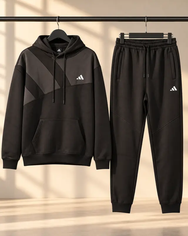 Adidas Sportswear Tracksuit أسود
