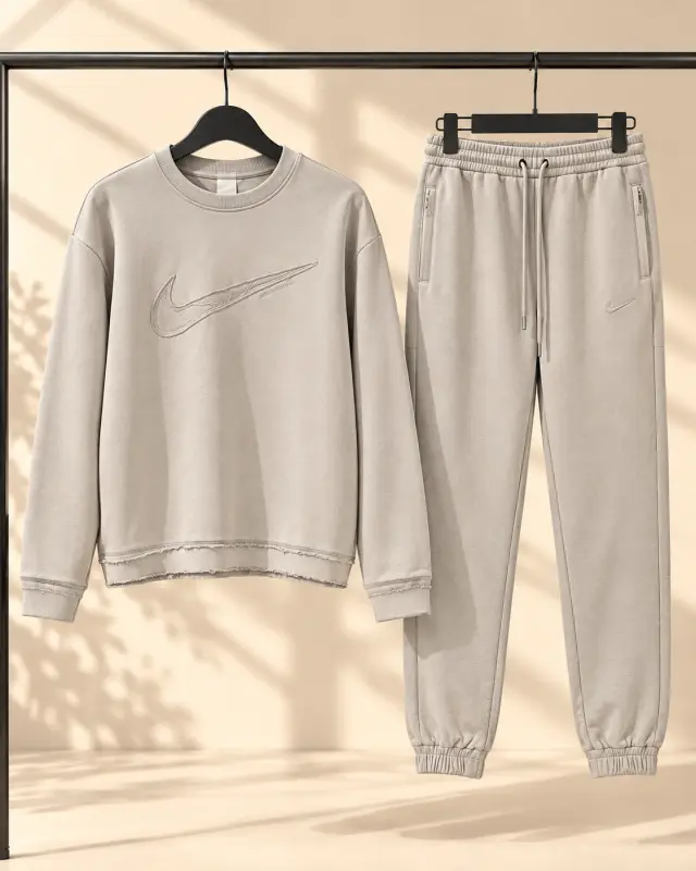 Nike Fleece Tracksuit بيج