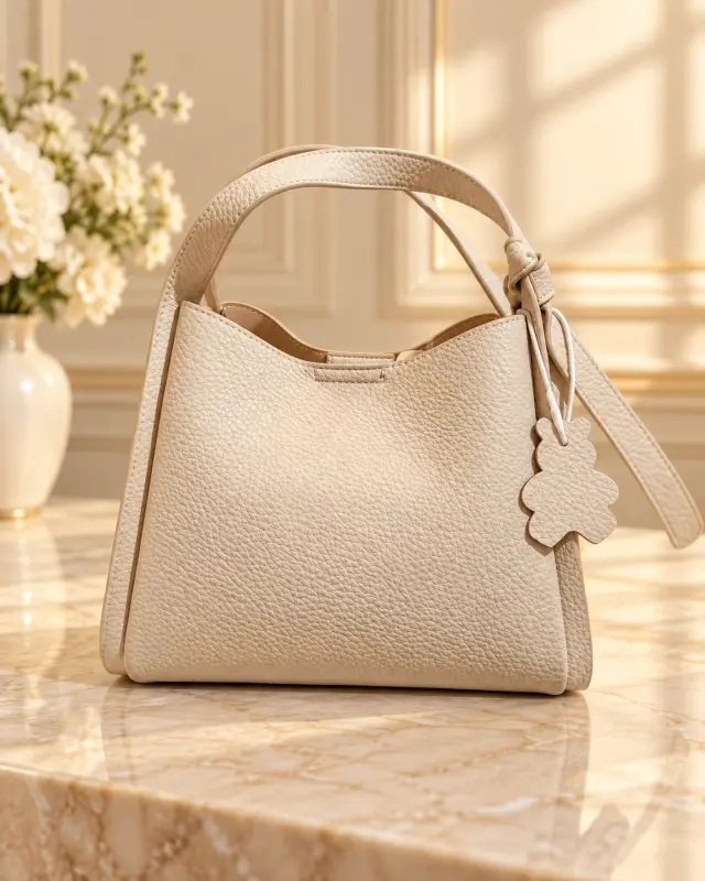 Women's Genuine Leather Shoulder بيج