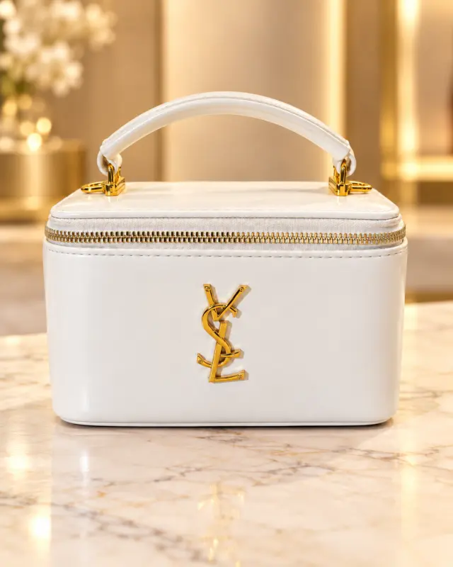 Gaby Vanity Bag أبيض
