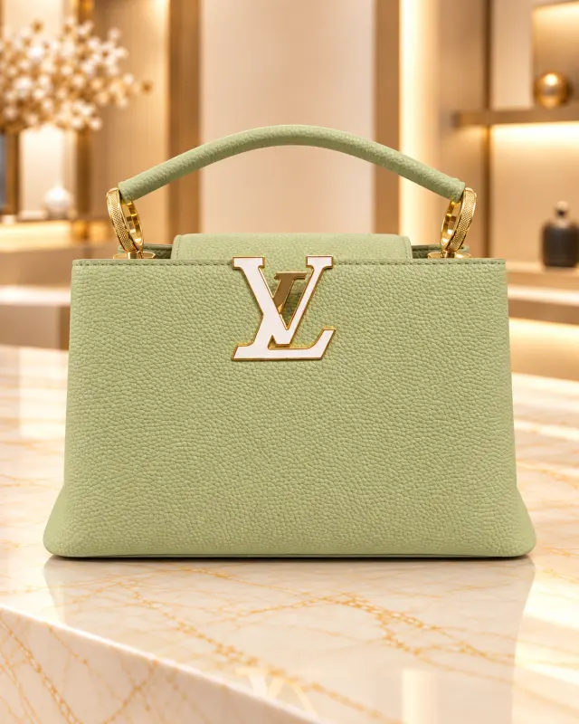 Louis Vuitton Capucines Mini bag أخضر فاتح