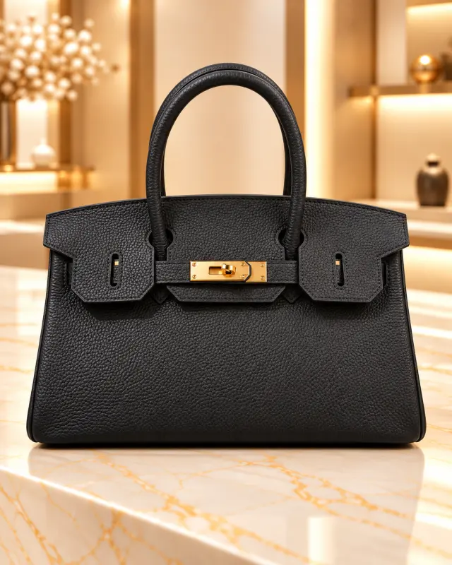 Hermès Birkin handbag أسود