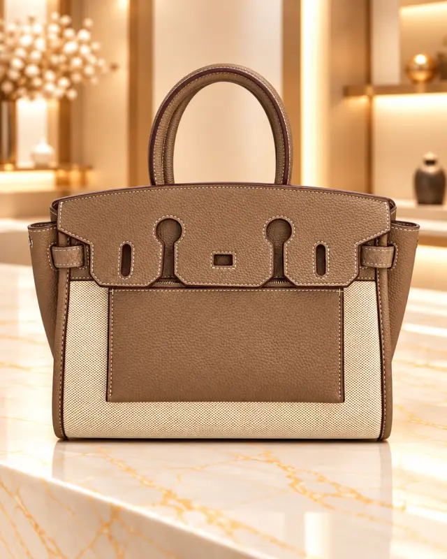 Hermès Birkin À L'Envers بني