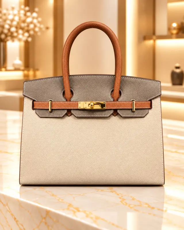 Hermès Birkin أبيض
