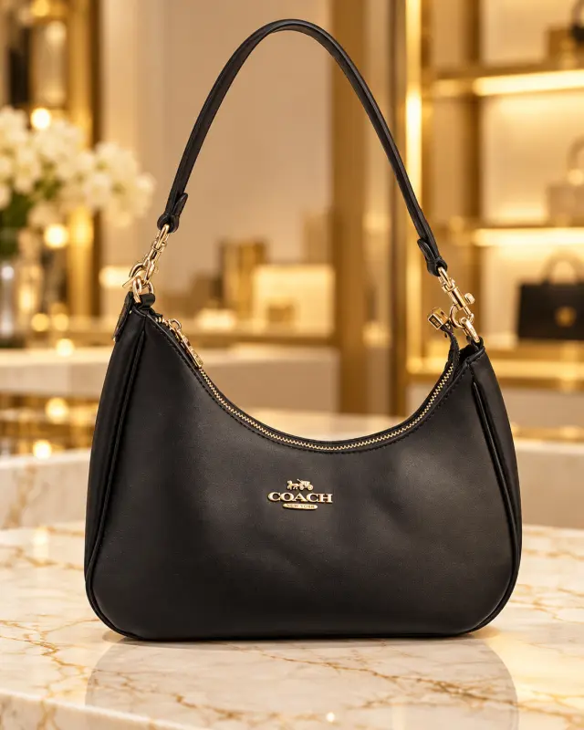 Coach Teri Hobo Bag أسود