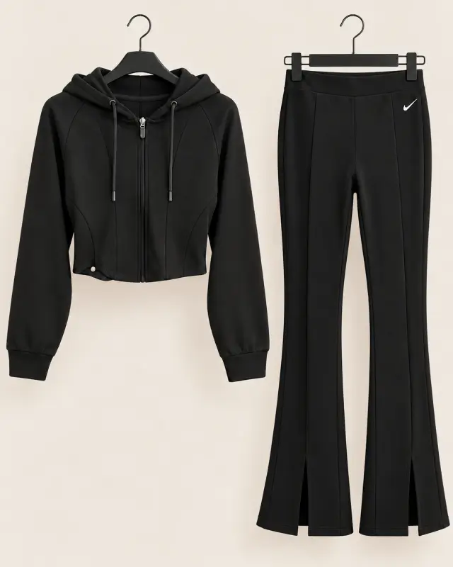 Nike Sportswear Chill Knit Flared Leggings أسود